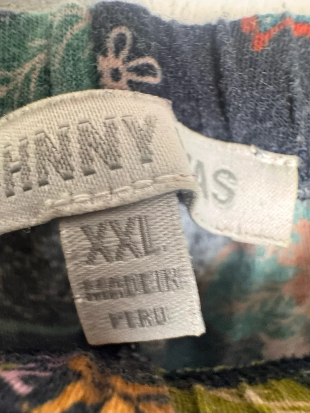 Johnny Was THE CARLY PJ SET XXL Pajama Pants and long sleeve Floral Boho